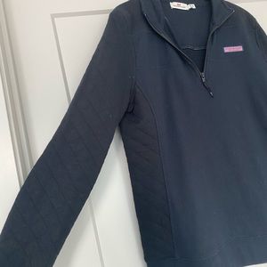 Vineyard Vines Navy Quarter Zip - M